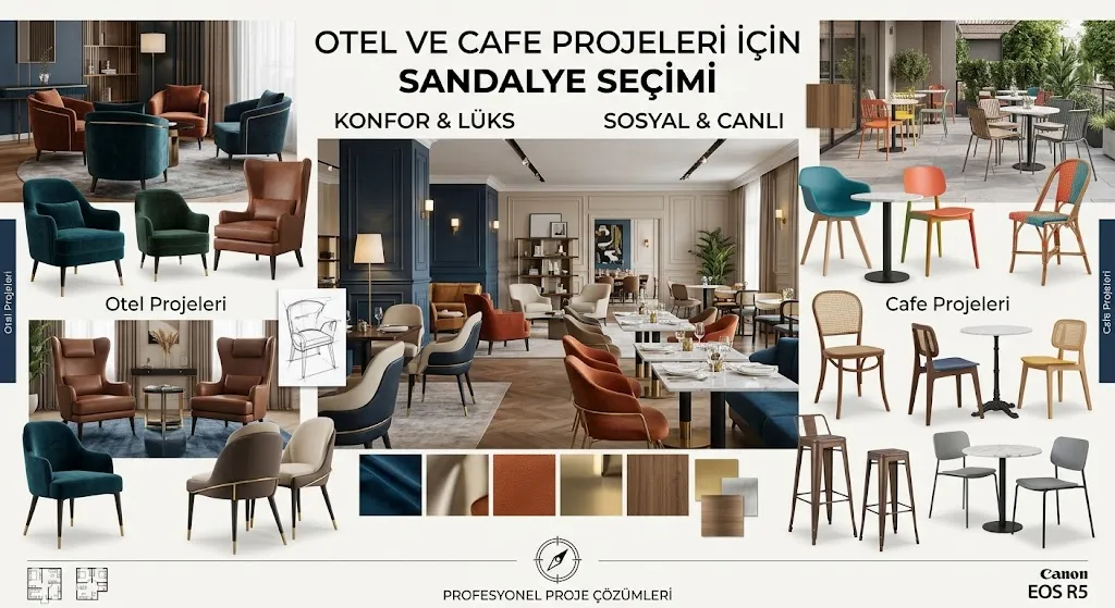 Otel ve Cafe Projeleri İçin Sandalye Seçimi